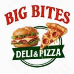 Logo for Big Bites Deli and Pizza Logo for Big Bites Deli and Pizza