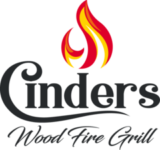 Logo for Cinders Wood Fire Grill Logo for Cinders Wood Fire Grill