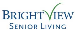 BrightView Senior Living logo on white bg